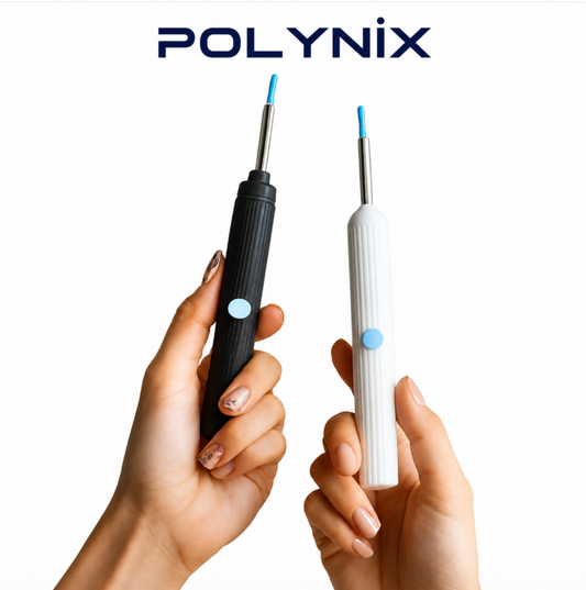 Polynix Akıllı Kulak Temizleme Seti - Telefonla Görüntülü, Kablosuz Şarjlı